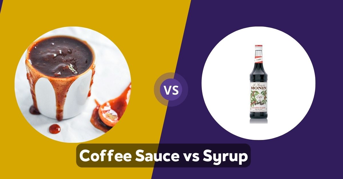 Coffee Sauce vs Syrup